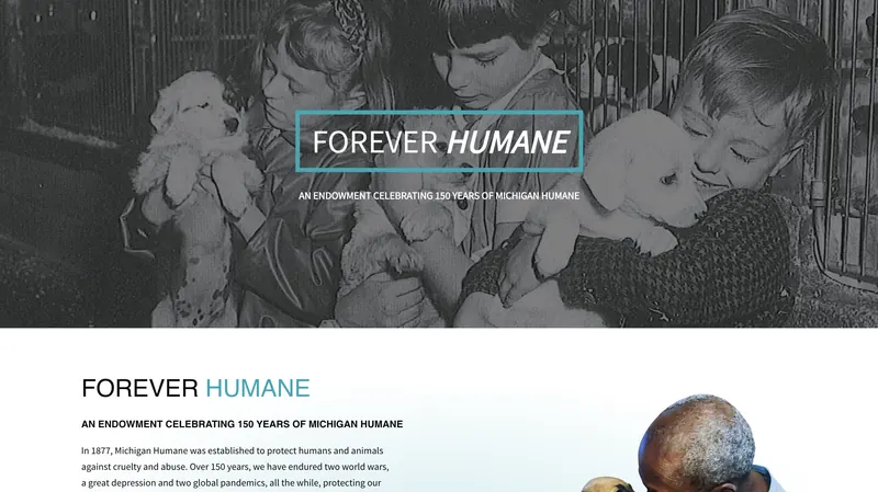 Forever Humane fundraising experience